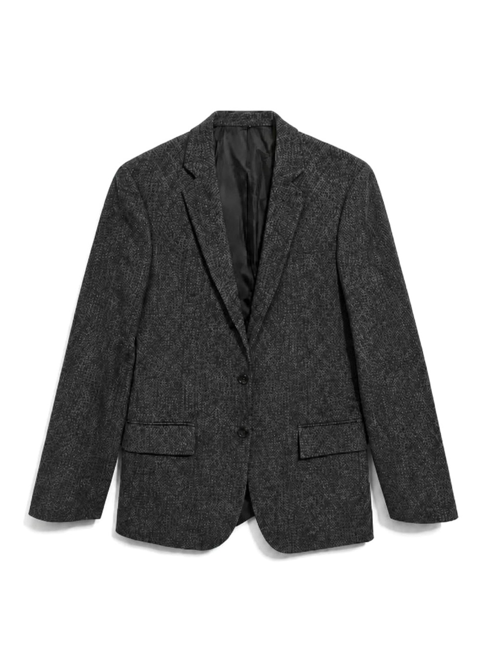 NWT J.Crew Men's Thompson Charcoal Herringbone Wool Two-Piece Suit 36S 35W 32L
